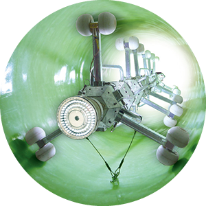 光硬化工法は施工性に優れ、レベル2地震動でも流下機能を確保できる耐震性を持つなど高い性能を持ちます。